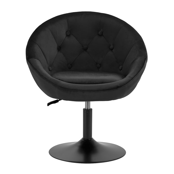 Sedia Girevole 4Rico QS-BL12B Nero - immagine 2