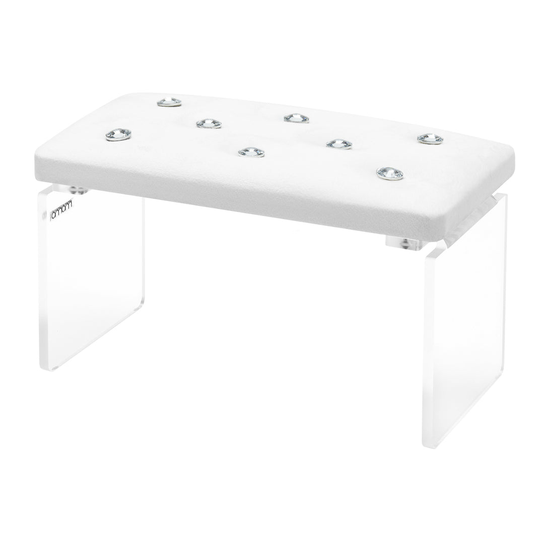 Poggiamani Unghie Momo Diamond Velluto Bianco