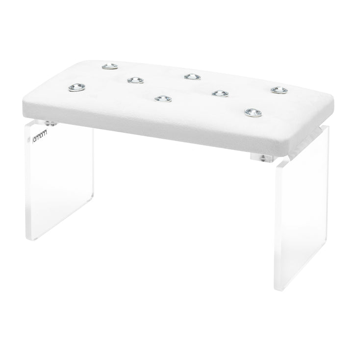 Poggiamani Unghie Momo Diamond Velluto Bianco