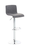 Sgabello da Bar 105 Tessuto Grigio chiaro