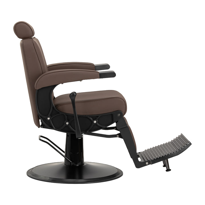 Poltrona Barbiere Gabbiano Continental Marrone - immagine 4