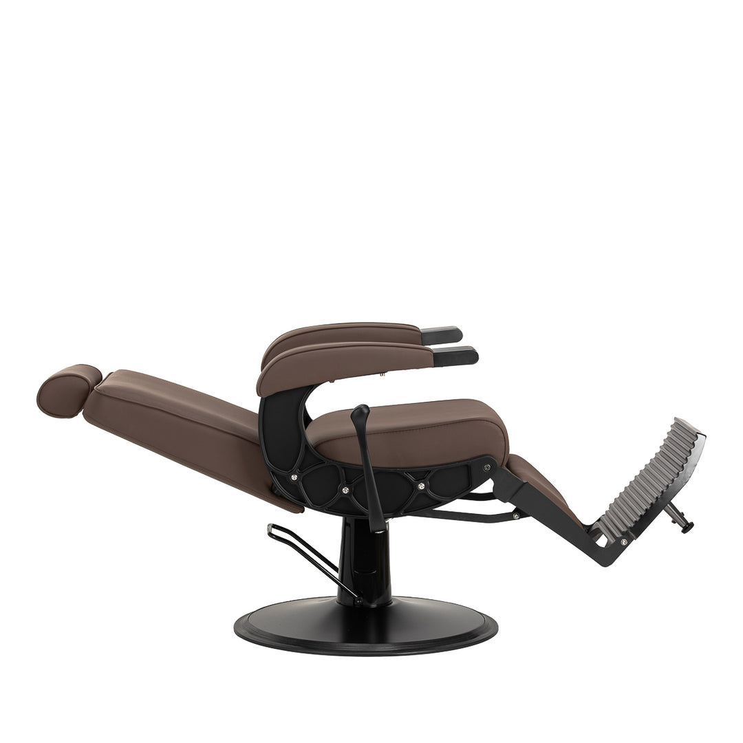 Poltrona Barbiere Gabbiano Continental Marrone - immagine 5