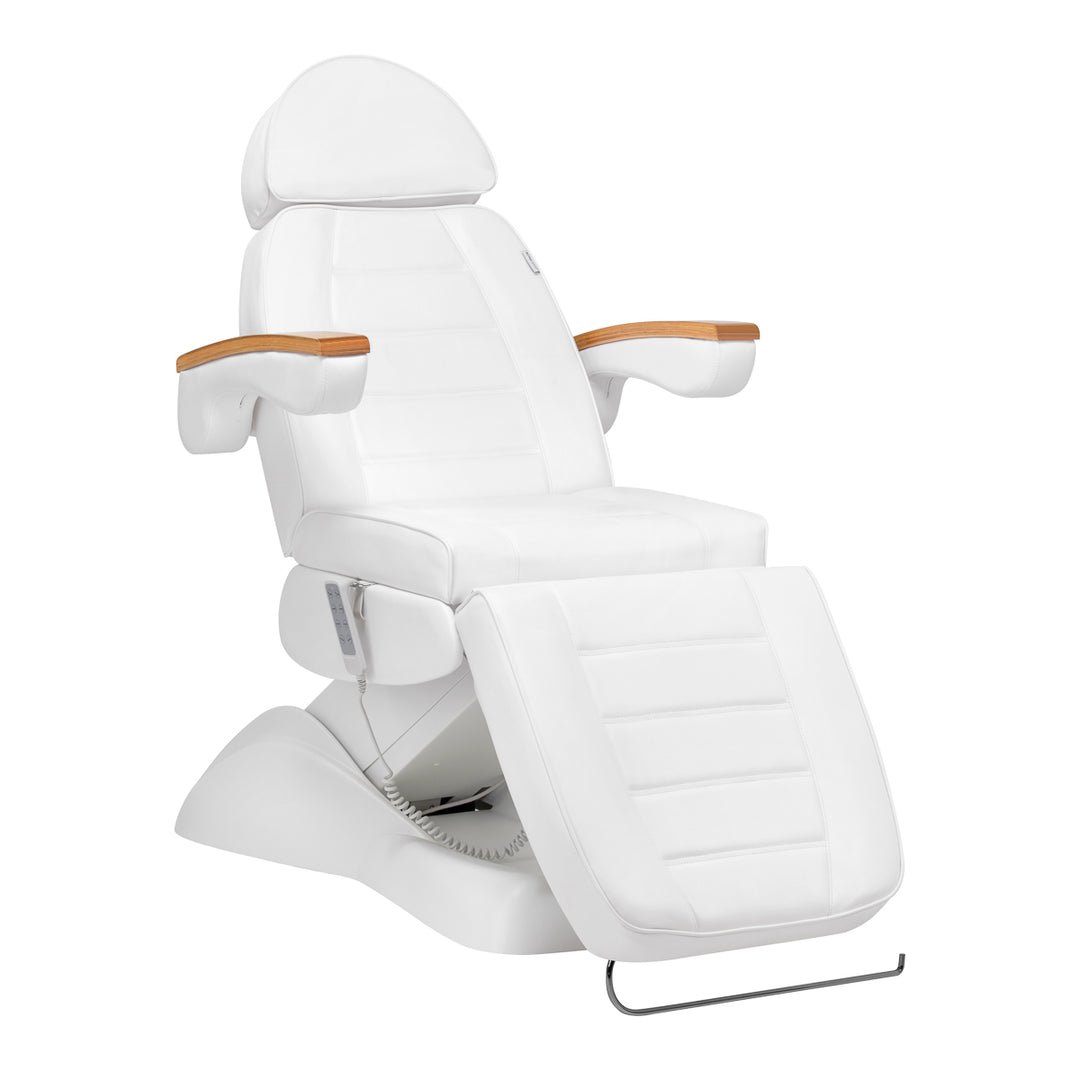 Poltrona Estetica Elettrica Lux con 4 Motori Bianco 1