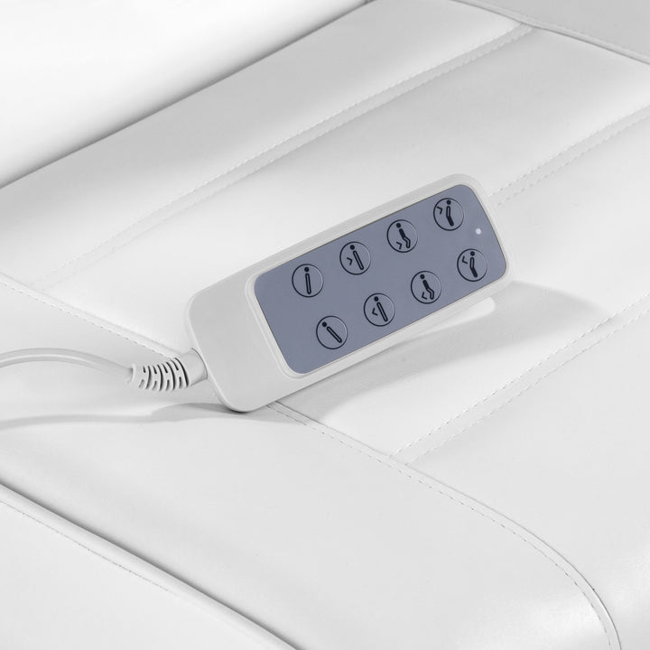 Poltrona Estetica Elettrica Lux con 4 Motori Bianco 10