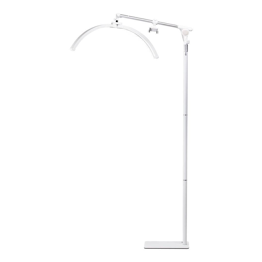 Lampada Ciglia LED con Treppiede e Colore e Intensità Regolabili Glow Bianco - immagine 2