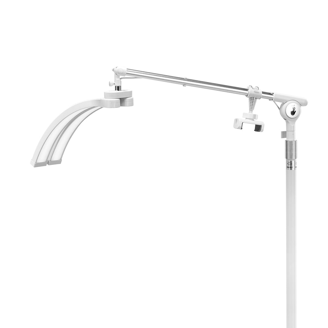Lampada Ciglia LED con Treppiede e Colore e Intensità Regolabili Glow Bianco - immagine 4