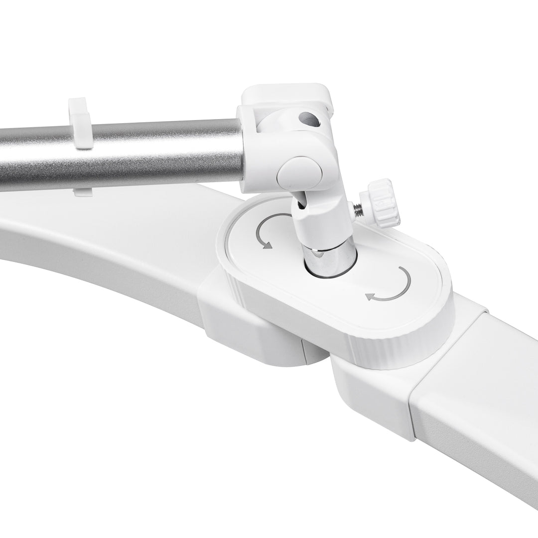 Lampada Ciglia LED con Treppiede e Colore e Intensità Regolabili Glow Bianco - immagine 6