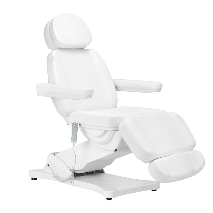 Poltrona Estetica Elettrica Sillon Classic con 3 Motori v2 Bianco con Riscaldamento - immagine 2