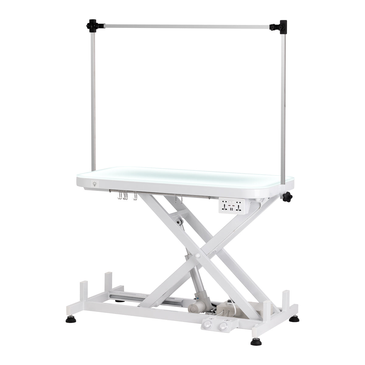 Tavolo da Toelettatura Elettrico P4W 3 Illuminato Bianco