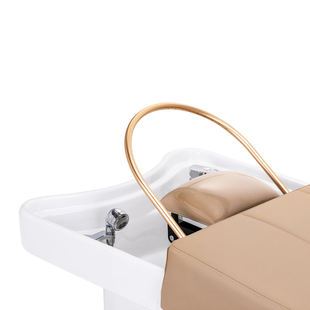 Unità Lavaggio Gabbiano Head Spa 017B Lettino Beige 5