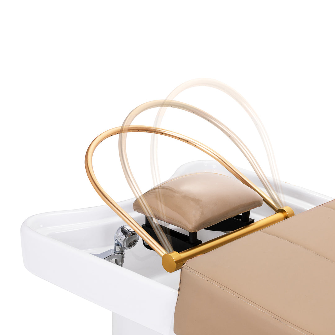 Unità Lavaggio Gabbiano Head Spa 017B Lettino Beige 7