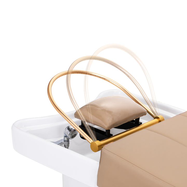 Unità Lavaggio Gabbiano Head Spa 017B Lettino Beige 7