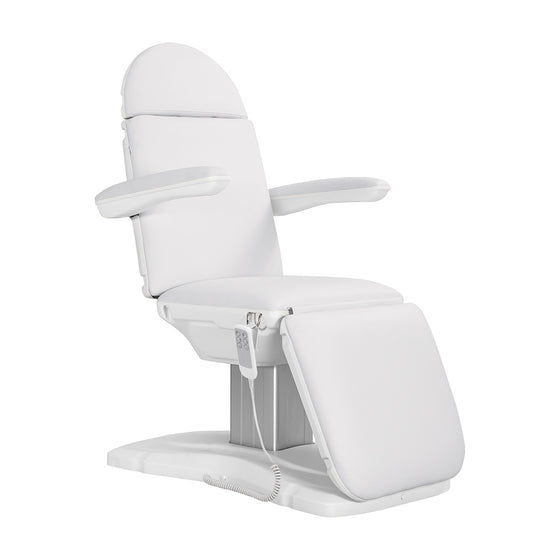 Poltrona Estetica Elettrica Sillon Eclipse con 3 Motori Bianco