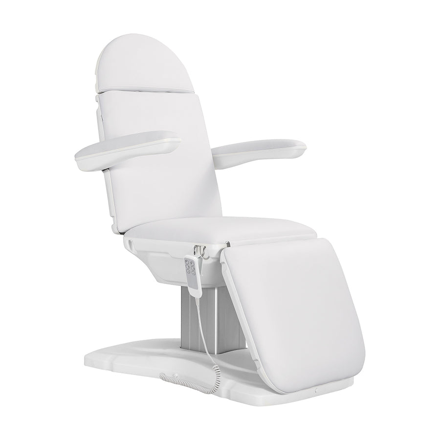 Poltrona Estetica Elettrica Sillon Eclipse con 3 Motori Bianco
