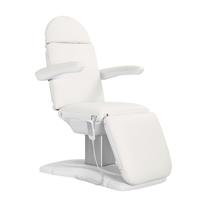 Poltrona Estetica Elettrica Sillon Eclipse con 3 Motori Bianco 1