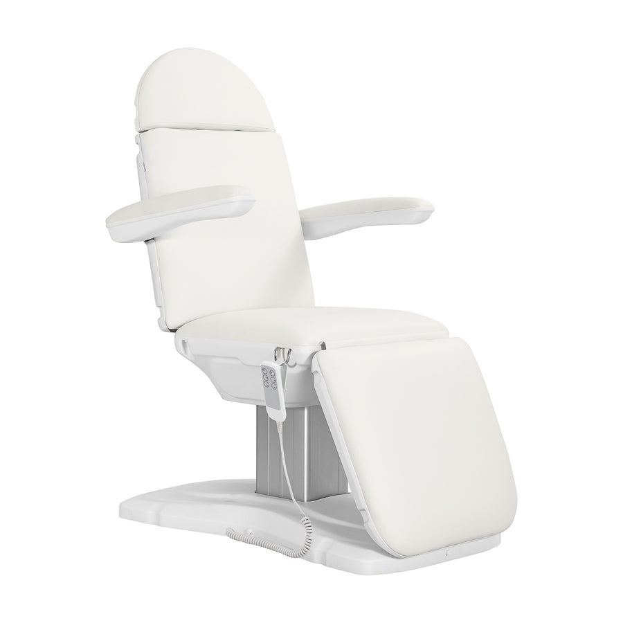 Poltrona Estetica Elettrica Sillon Eclipse con 3 Motori Bianco 1