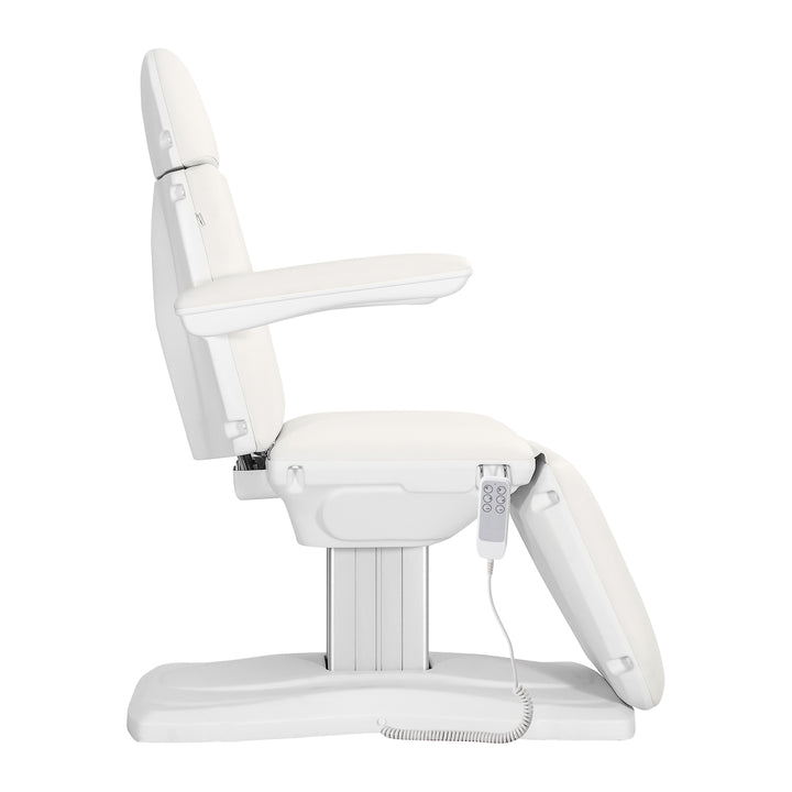Poltrona Estetica Elettrica Sillon Eclipse con 3 Motori Bianco 4