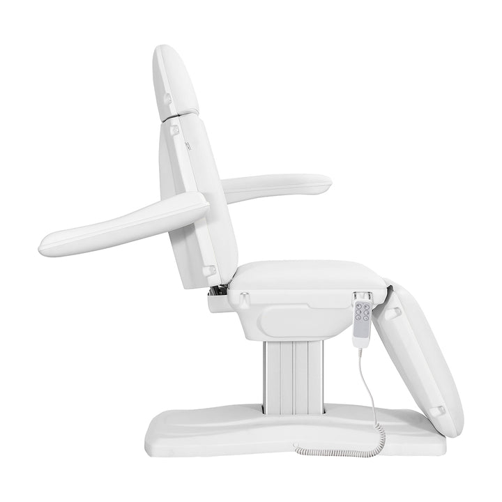 Poltrona Estetica Elettrica Sillon Eclipse con 3 Motori Bianco - immagine 5