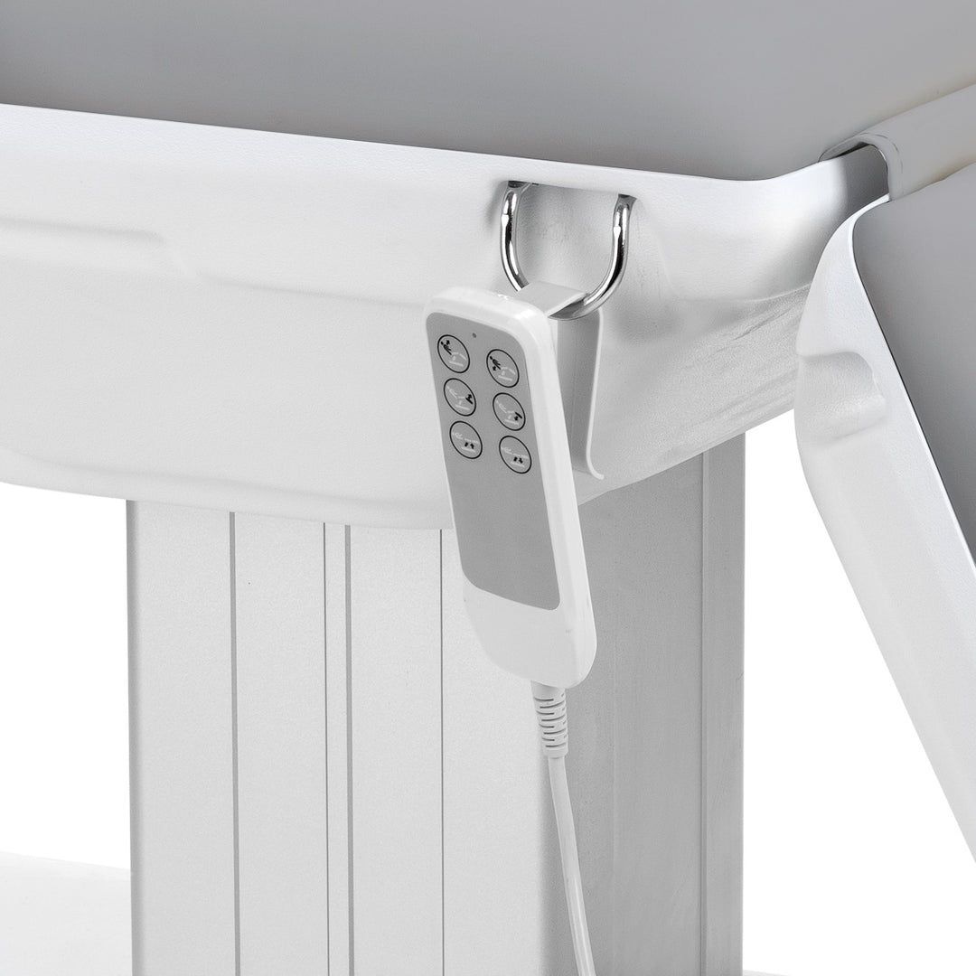 Poltrona Estetica Elettrica Sillon Eclipse con 3 Motori Grigio 9
