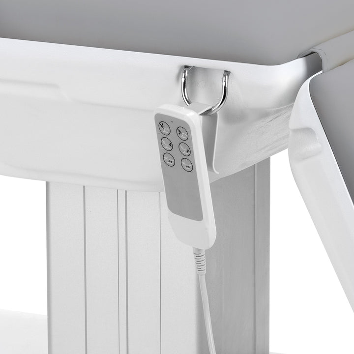 Poltrona Estetica Elettrica Sillon Eclipse con 3 Motori Grigio 9