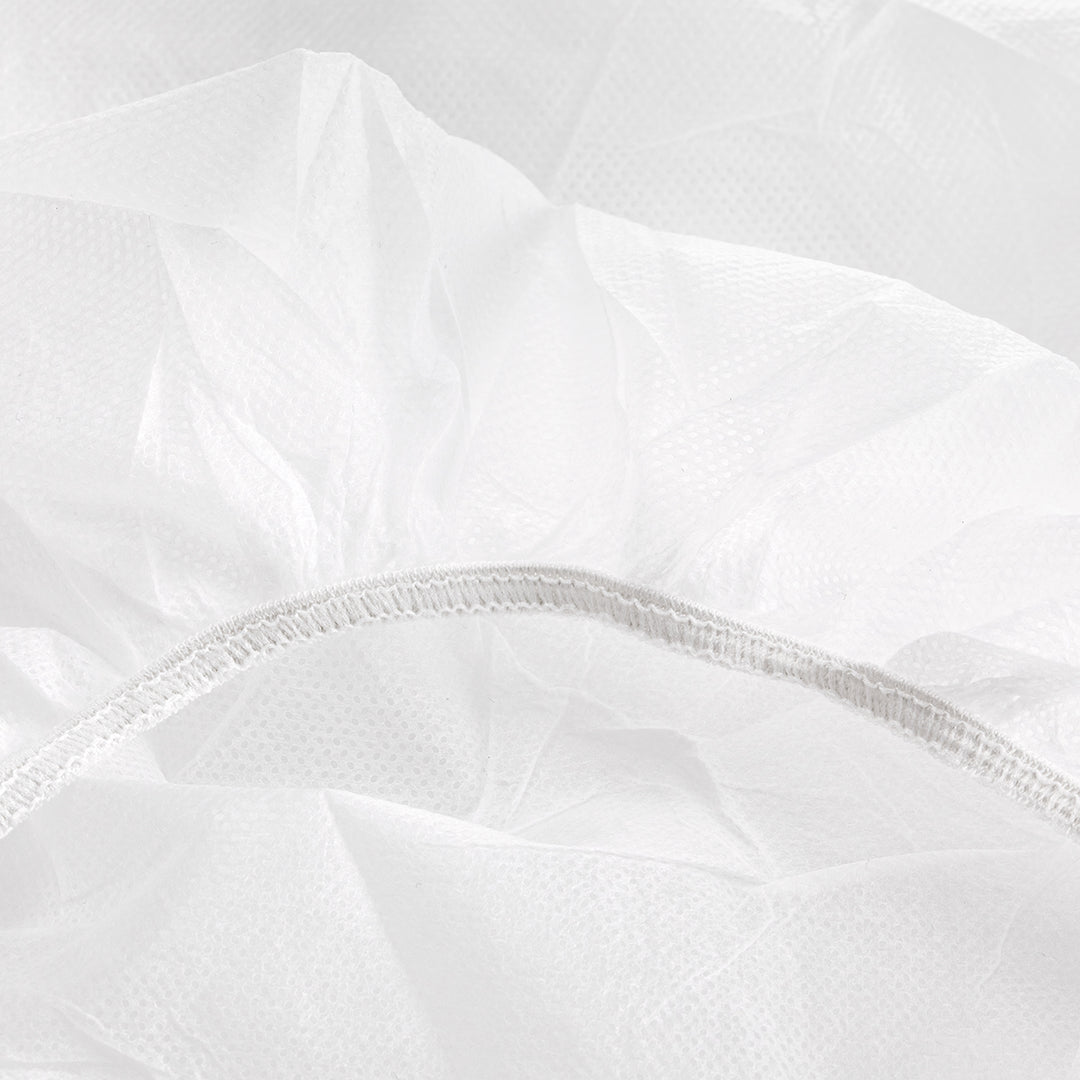 Lenzuolo con Angoli Monouso con Elastico Poliestere Bianco 5 pezzi - immagine 2