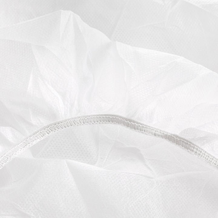 Lenzuolo con Angoli Monouso con Elastico Poliestere Bianco 5 pezzi - immagine 2