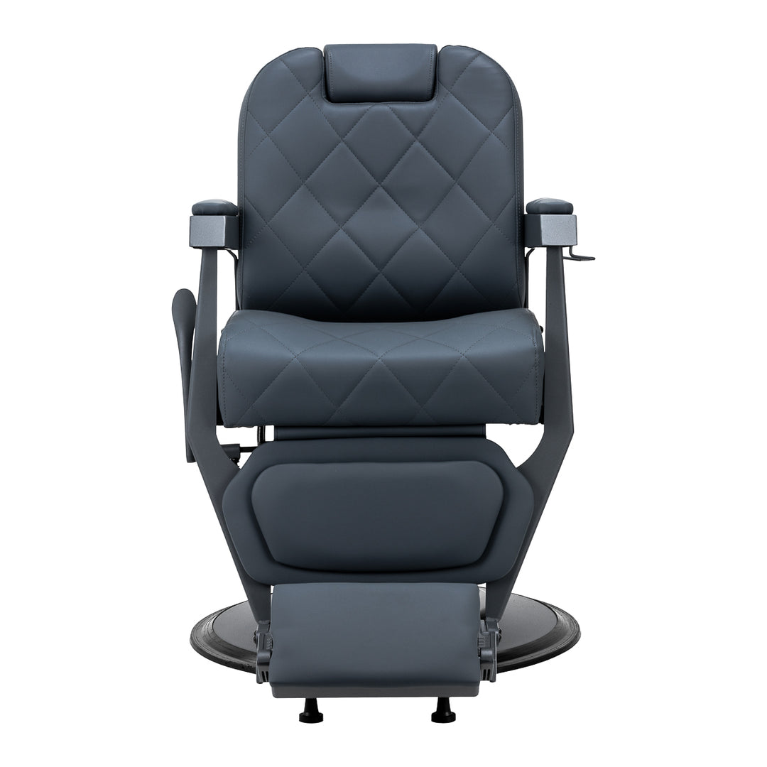 Poltrona Barbiere Gabbiano Bruno Blu-Grigio - immagine 4