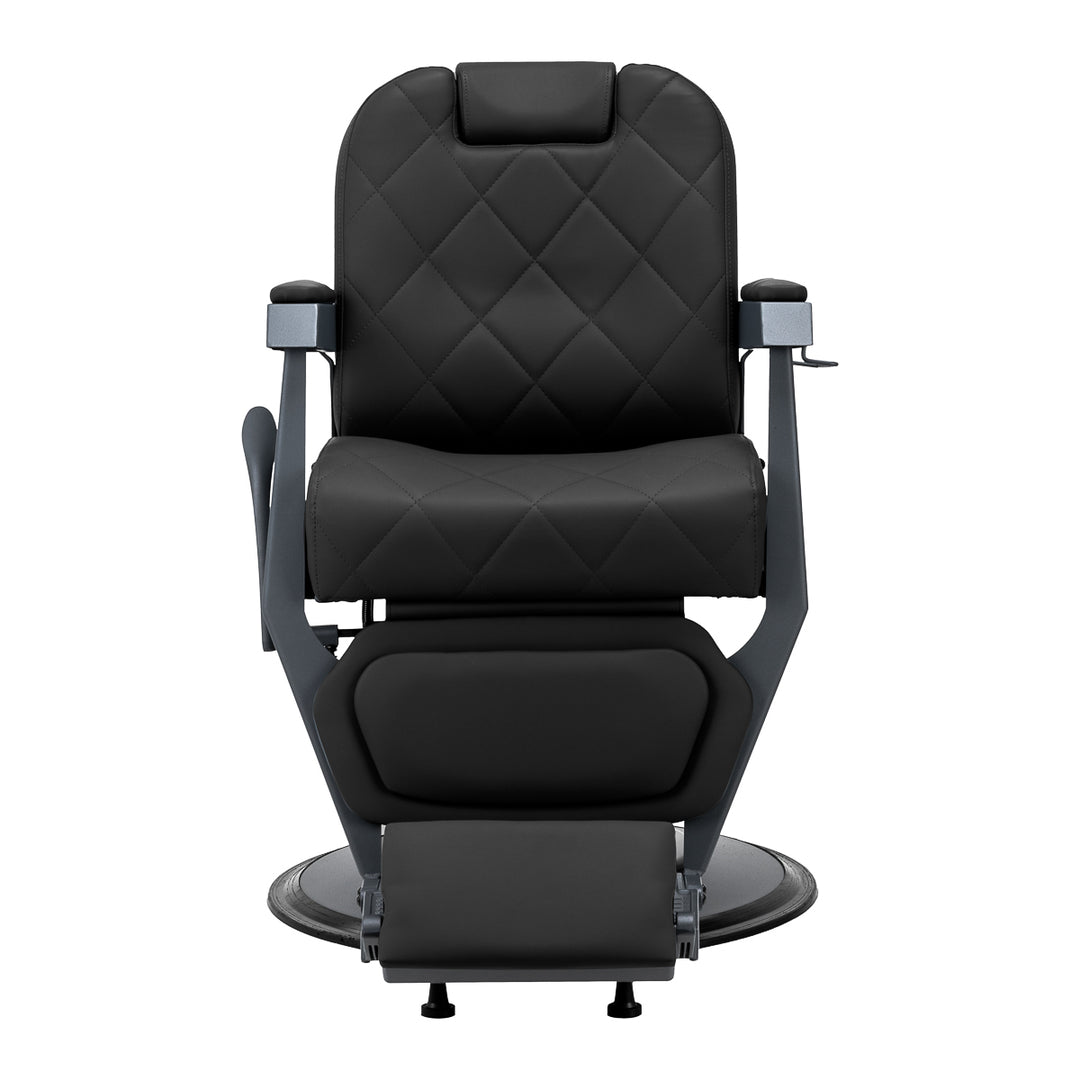 Poltrona Barbiere Gabbiano Bruno Nero-Grigio - immagine 4