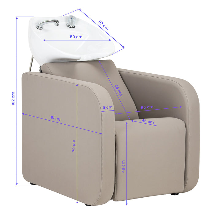 Lavatesta Parrucchiere Gabbiano Sylvia Beige - immagine 14