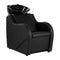 Lavatesta Parrucchiere Gabbiano Carmen con Poggiagambe Regolabile Nero