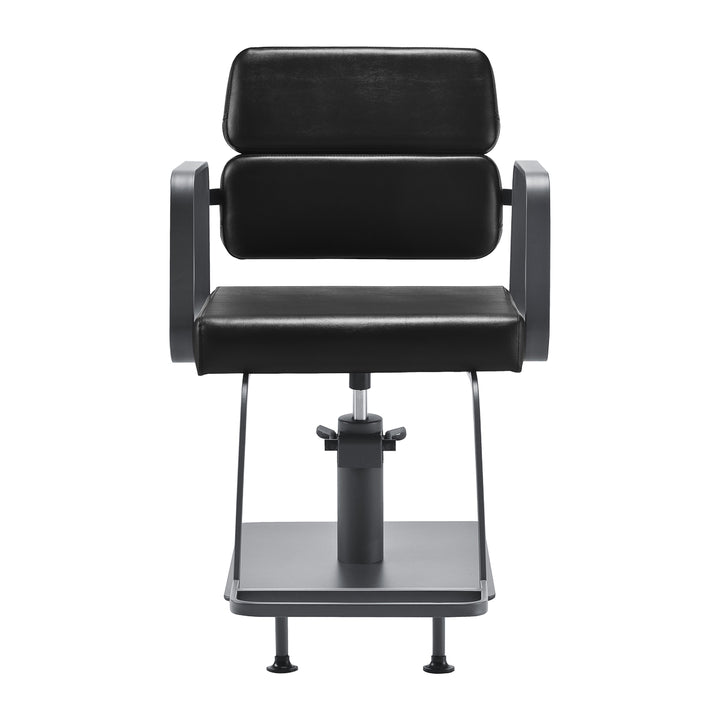 Poltrona parrucchiere Gabbiano Porto Nero-Grigio - immagine 3