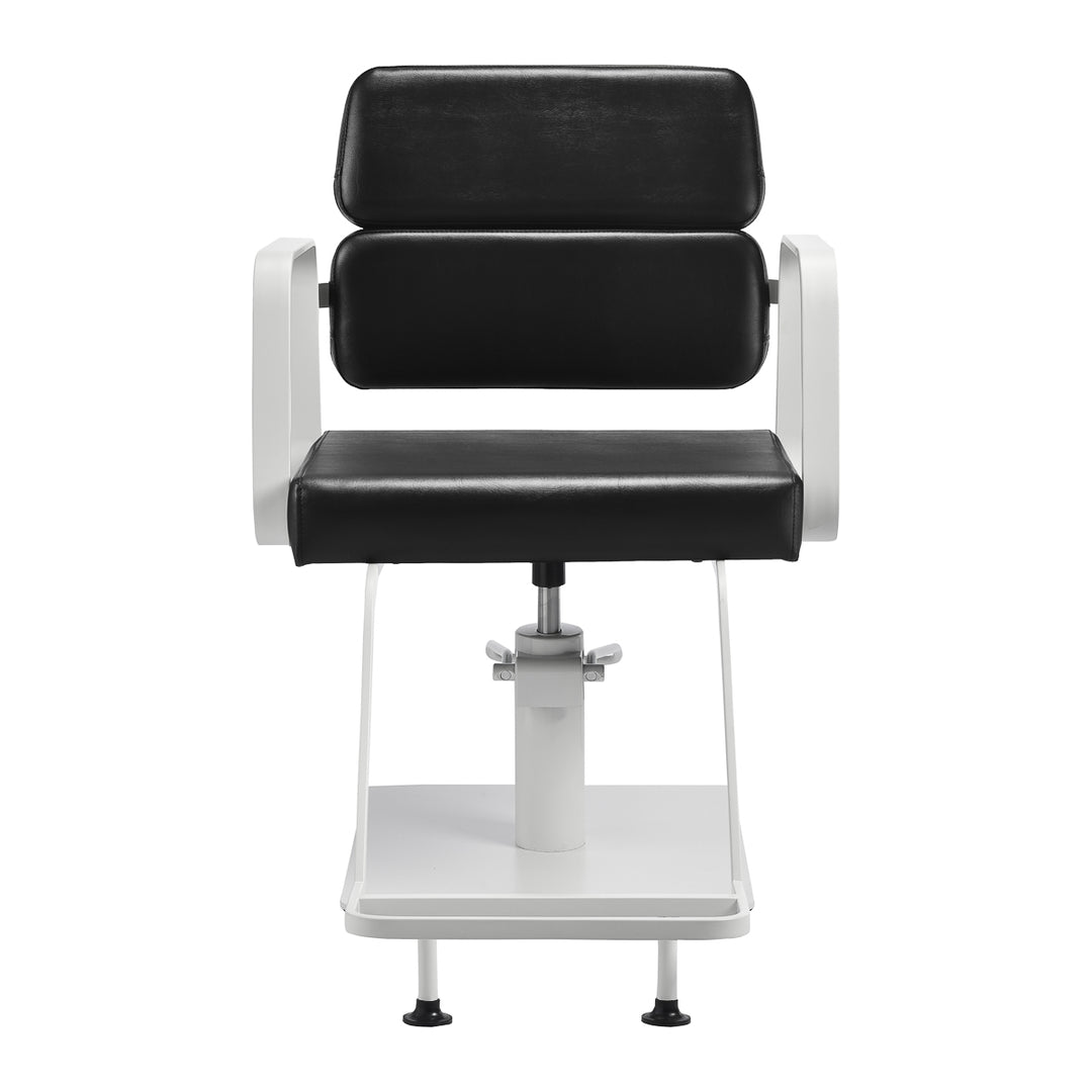 Poltrona parrucchiere Gabbiano Porto Nero-Bianco - immagine 2