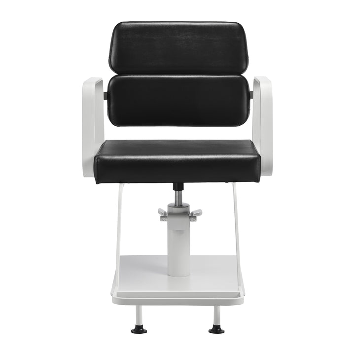 Poltrona parrucchiere Gabbiano Porto Nero-Bianco - immagine 2