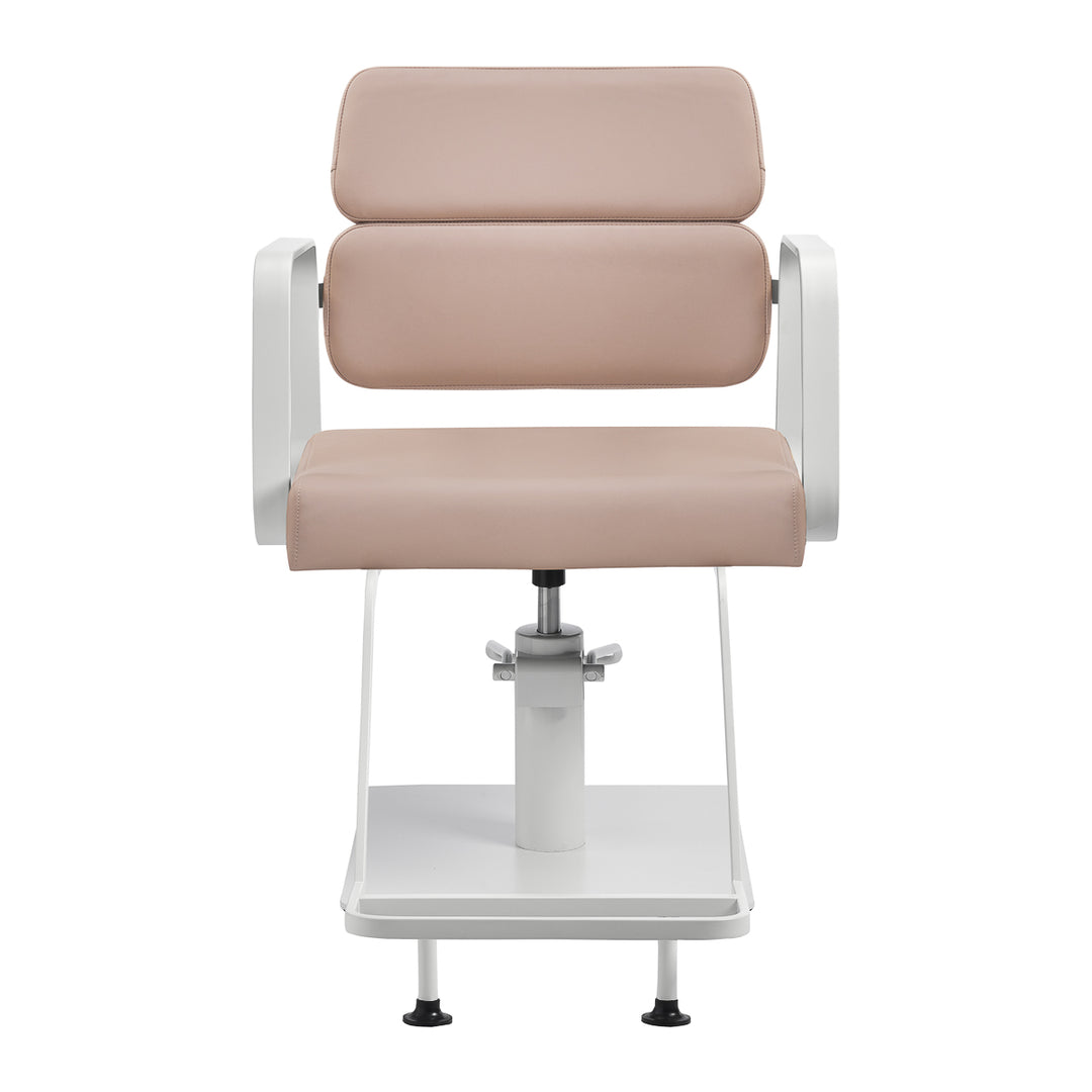 Poltrona parrucchiere Gabbiano Porto Beige-Bianco - immagine 2