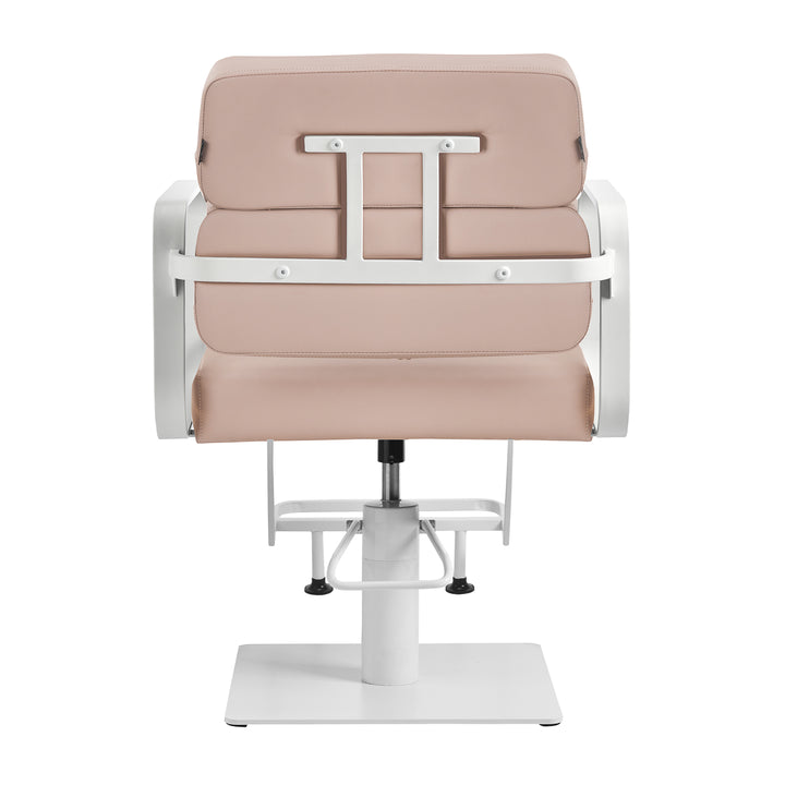 Poltrona parrucchiere Gabbiano Porto Beige-Bianco - immagine 3