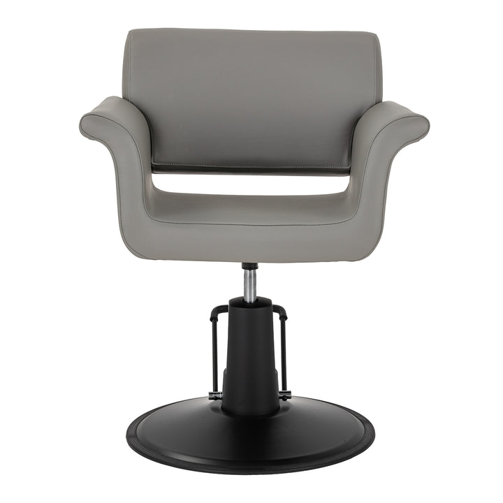 Poltrona parrucchiere Gabbiano Lucca Grigio-Nero - immagine 2