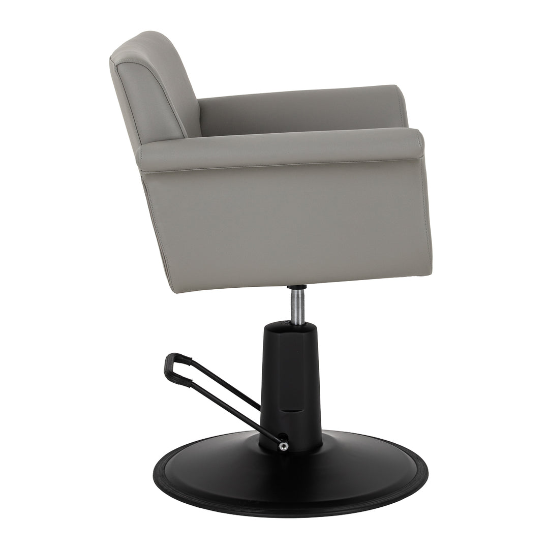 Poltrona parrucchiere Gabbiano Lucca Grigio-Nero - immagine 4