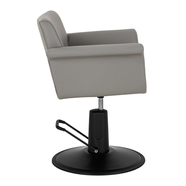 Poltrona parrucchiere Gabbiano Lucca Grigio-Nero - immagine 4
