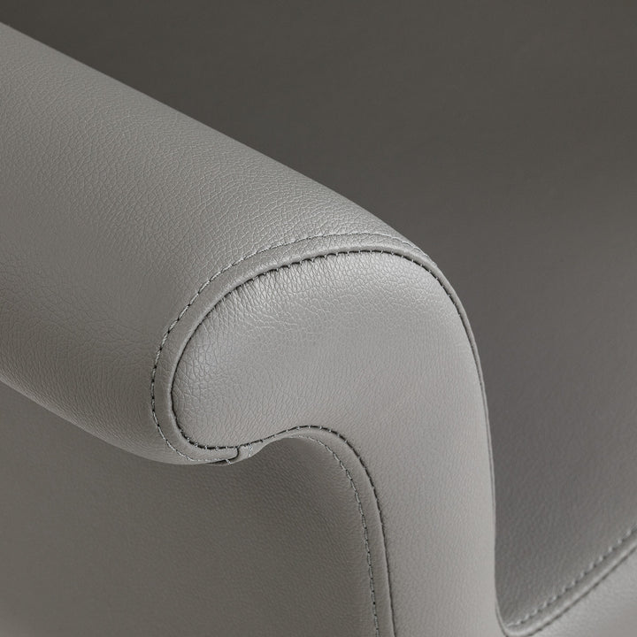 Poltrona parrucchiere Gabbiano Lucca Grigio-Nero - immagine 7