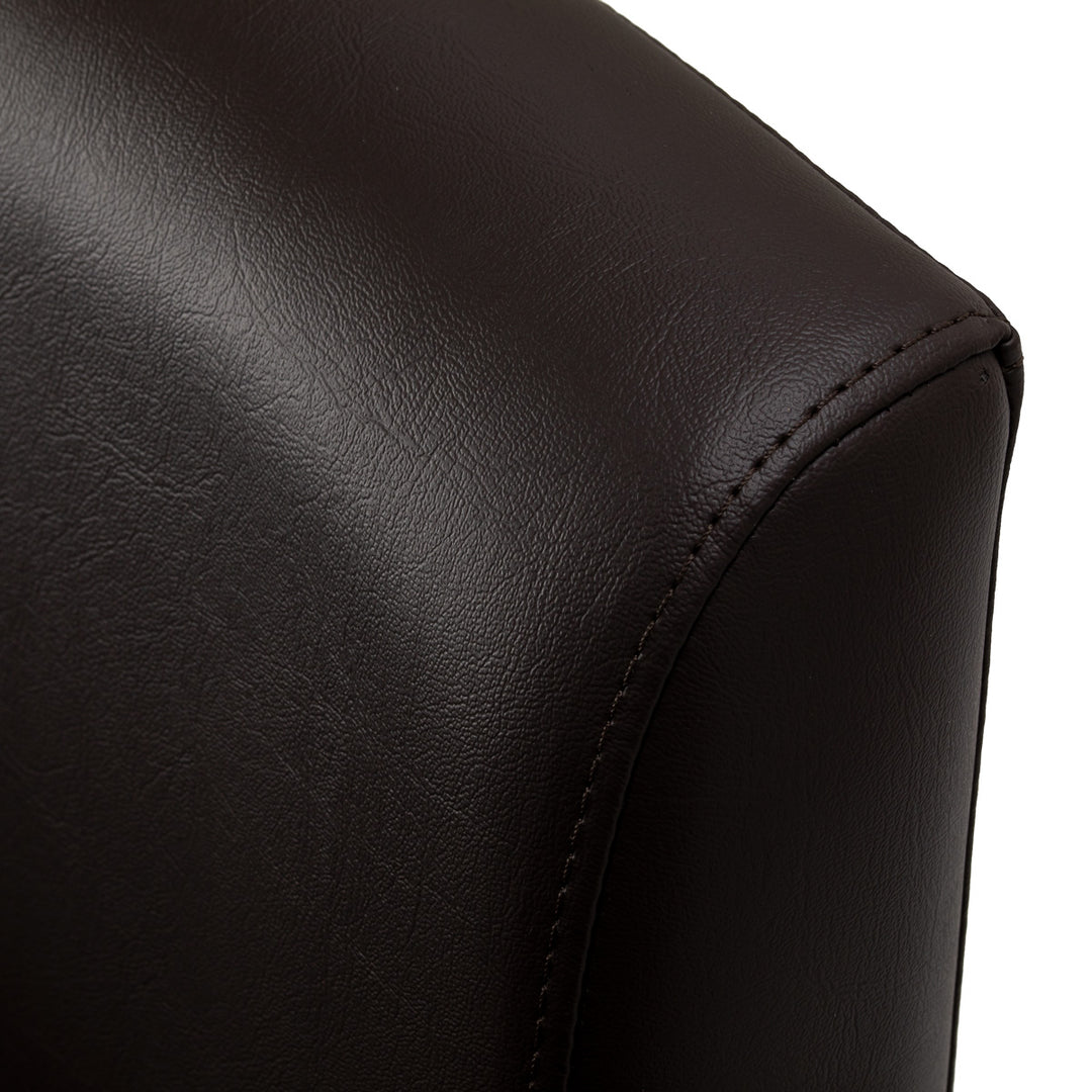Poltrona parrucchiere Gabbiano Lucca Marrone-Nero - immagine 10
