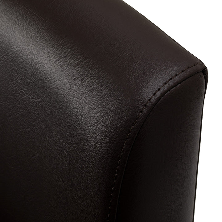 Poltrona parrucchiere Gabbiano Lucca Marrone-Nero - immagine 10