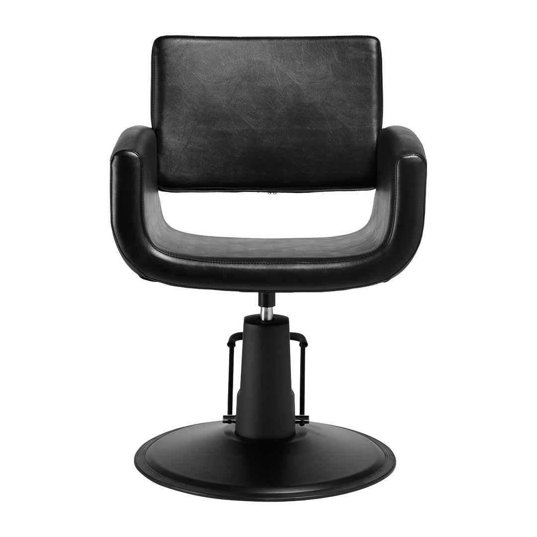 Poltrona parrucchiere Gabbiano Mataro Nero-Nero - immagine 2