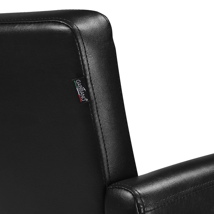 Poltrona parrucchiere Gabbiano Mataro Nero-Nero - immagine 5