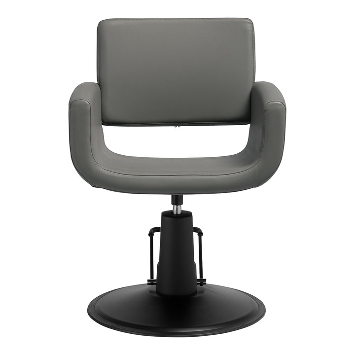 Poltrona parrucchiere Gabbiano Mataro Grigio-Nero - immagine 2