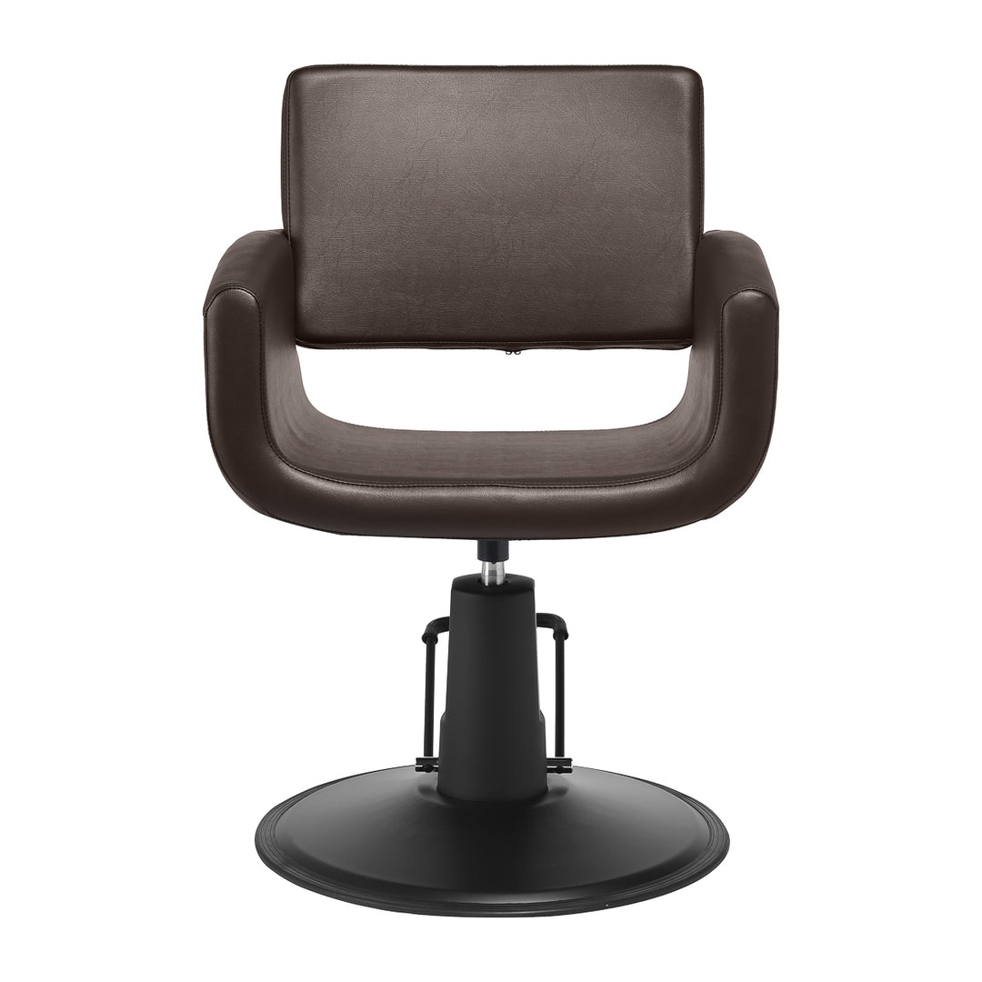 Poltrona parrucchiere Gabbiano Mataro Marrone-Nero - immagine 2
