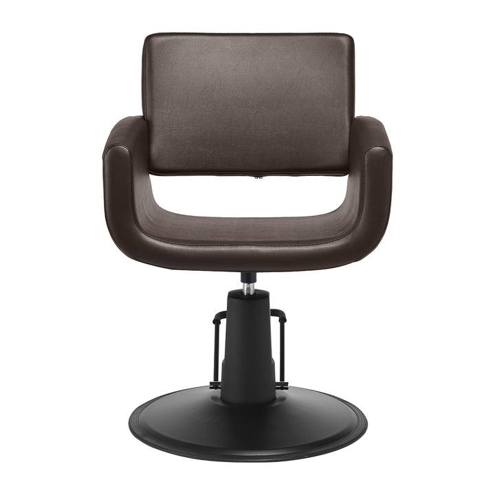 Poltrona parrucchiere Gabbiano Mataro Marrone-Nero - immagine 2