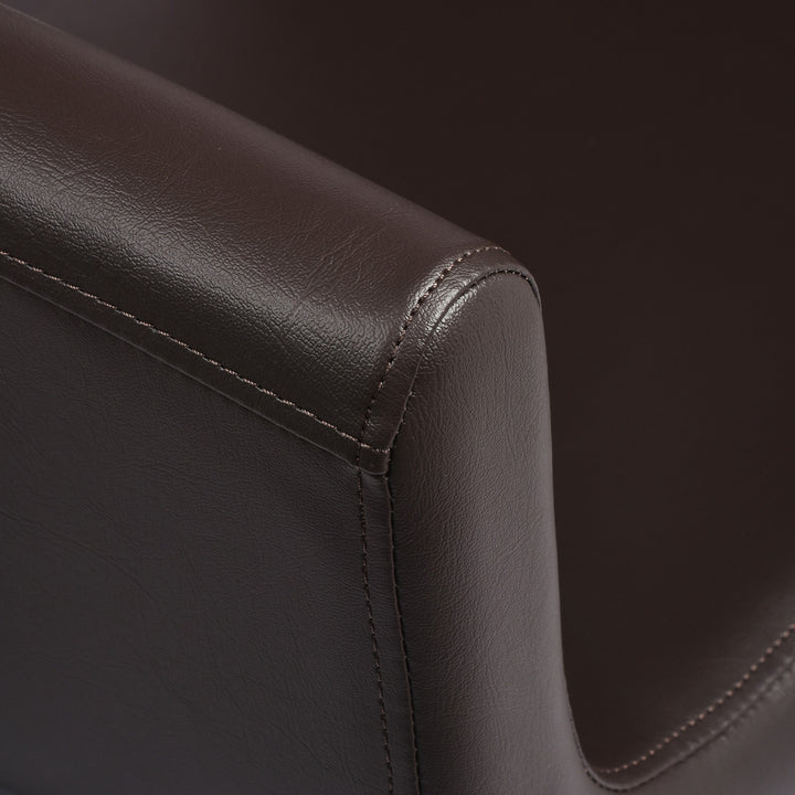 Poltrona parrucchiere Gabbiano Mataro Marrone-Nero - immagine 7