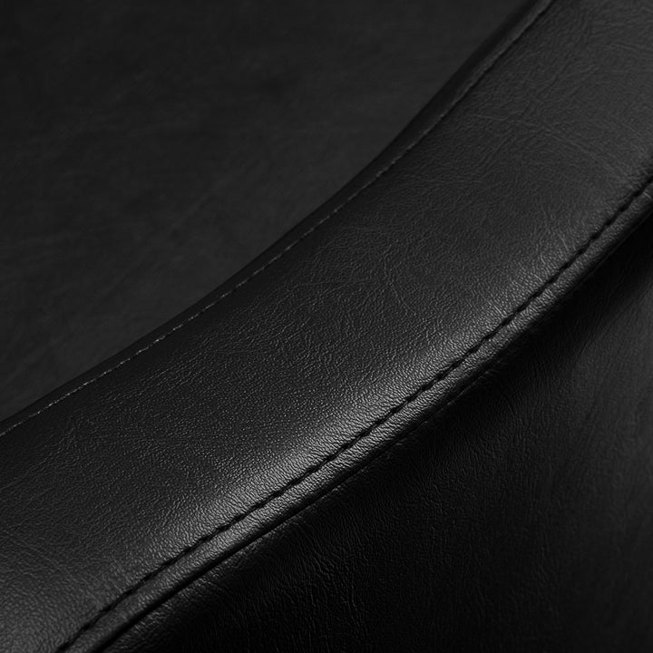 Poltrona parrucchiere Gabbiano Sewilla Nero-Nero - immagine 5