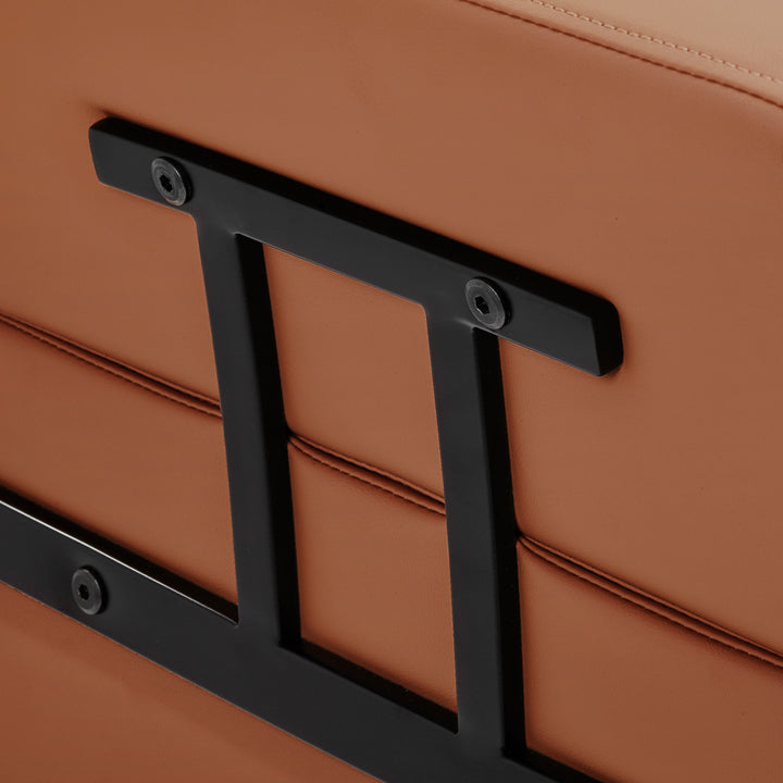 Poltrona da Parrucchiere Gabbiano Porto Nero-Arancione 7