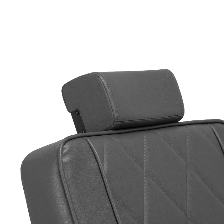 Poltrona Barbiere Hair System BM88066B Grigio-Nero - immagine 8